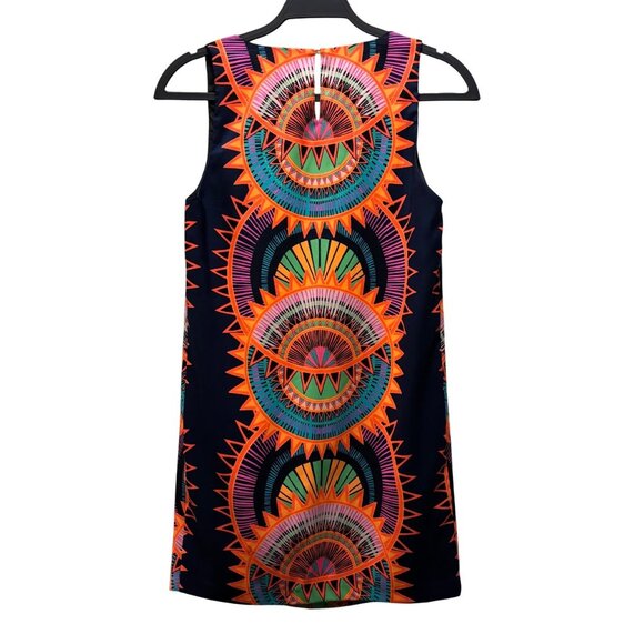 Mara Hoffman XS Multicolor Sleeveless Scoop Neck Dress Vibrant Geometric Print - Picture 2 of 6